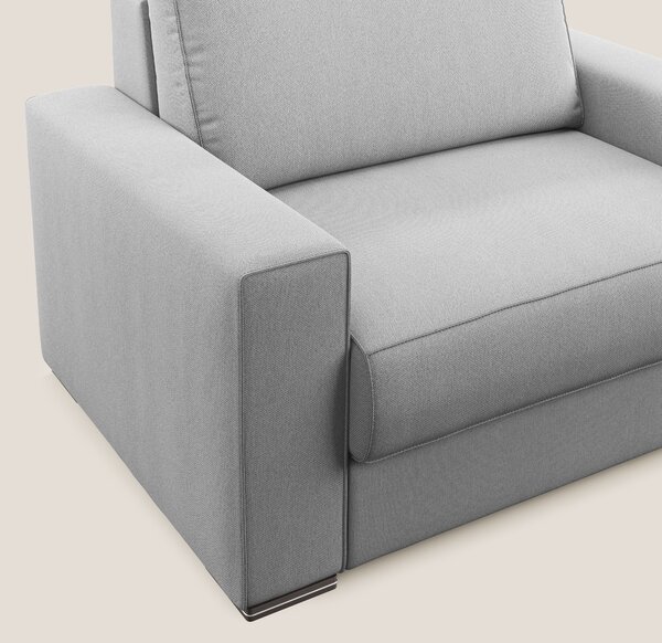Dream poltrona letto in tessuto smacchiabile T05 grigio