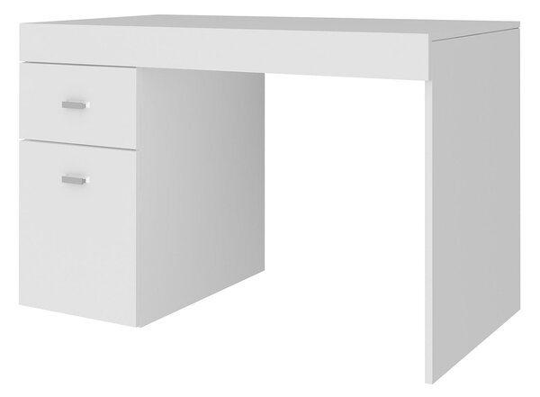 Scrivania 1 Anta 1 Cassetto 100x60x75 cm Sliding Larice bianco
