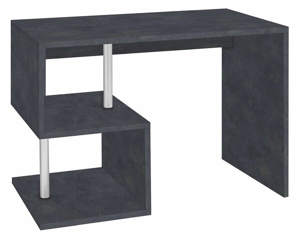Scrivania con 2 Ripiani 100x50x77,5 cm Esse Ardesia