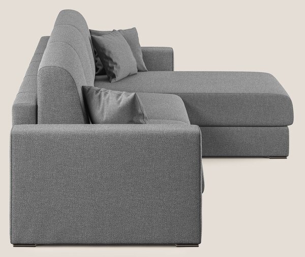 Best Divano letto angolare con penisola in tessuto smacchiabile QuickC