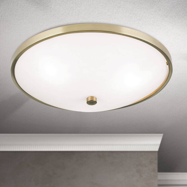 ORION Plafoniera soffitto TALYA, dimmerabile, Bronzo / Ottone antico, Soggiorno / Sala da pranzo, Metallo, Antico, Plafoniera
