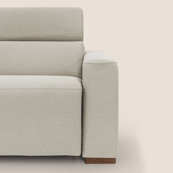 Poseidon divano letto + relax elettrico in tessuto smacchiabile imperm
