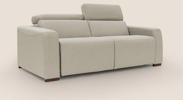 Poseidon divano letto + relax elettrico in tessuto smacchiabile imperm