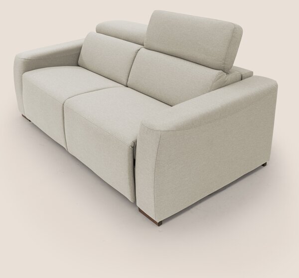 Poseidon divano letto + relax elettrico in tessuto smacchiabile imperm