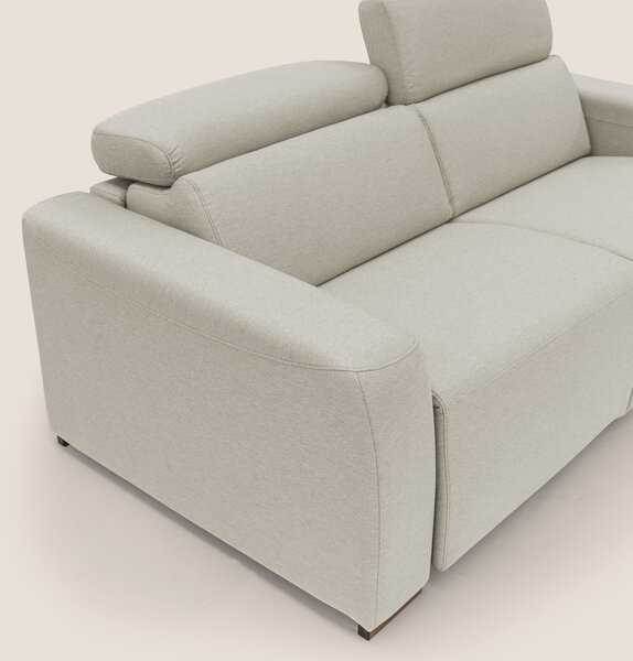 Poseidon divano letto + relax elettrico in tessuto smacchiabile imperm
