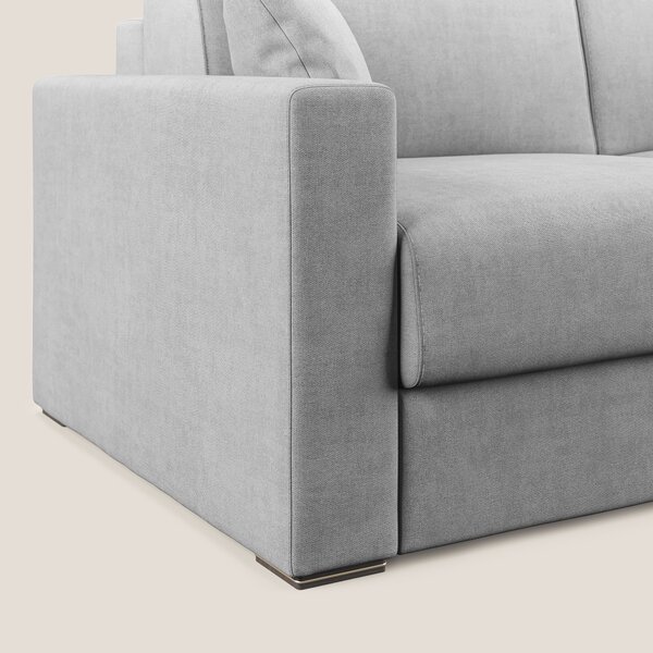 Best Divano letto matrimoniale in tessuto impermeabile T02 grigio chia