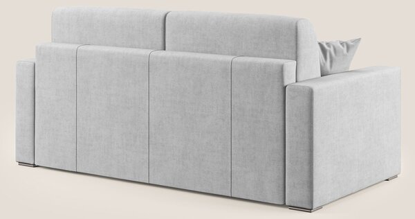Best Divano letto matrimoniale in tessuto impermeabile T02 grigio chia