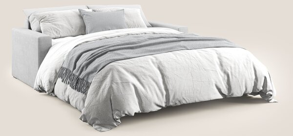 Best Divano letto matrimoniale in tessuto impermeabile T02 grigio chia