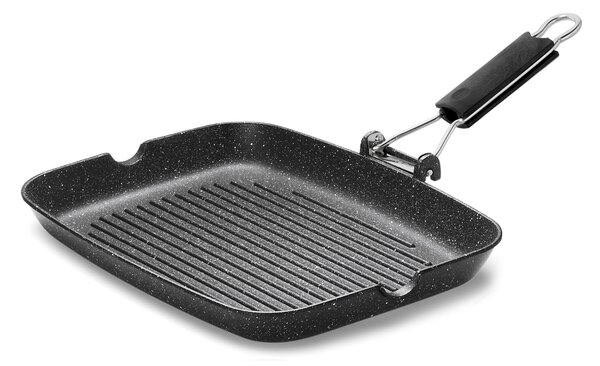 Bistecchiera Antiaderente 1 Manico 26x36 cm Olympia Hard Cook