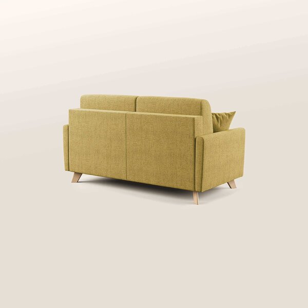 Edgar divano letto matrimoniale in tessuto felis impermeabile T03 gial