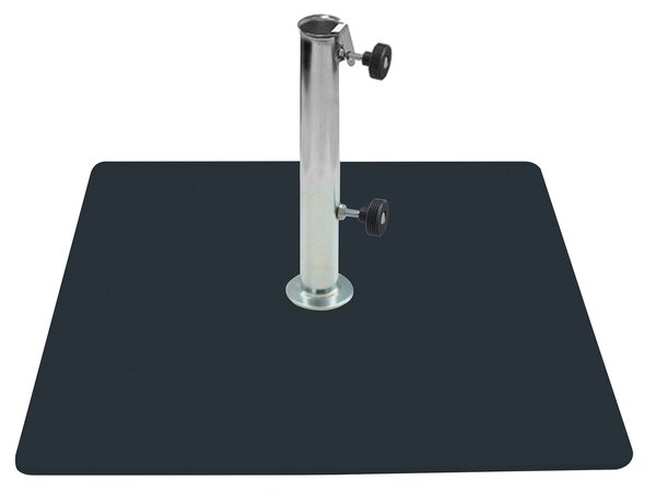 Base per Ombrellone da Giardino 20 Kg per Tubi Ø45mm in Metallo Grafite