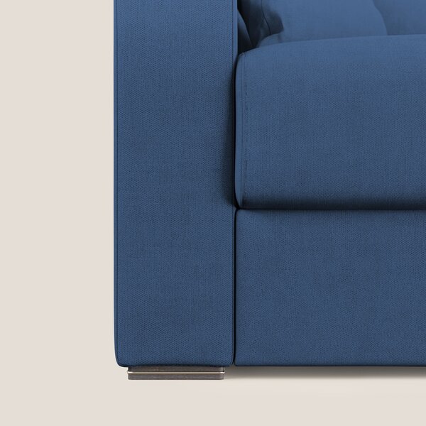 Best Divano letto angolare in tessuto impermeabile T02 blu