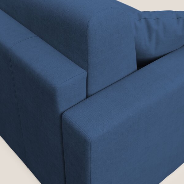 Best Divano letto angolare in tessuto impermeabile T02 blu