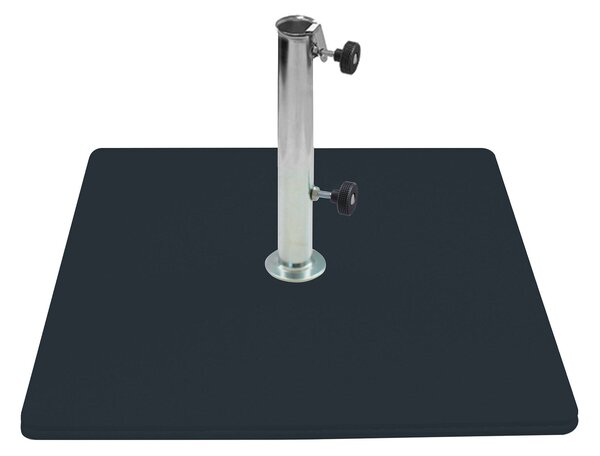 Base per Ombrellone da Giardino 60 Kg per Tubi Ø65mm in Metallo Grafite