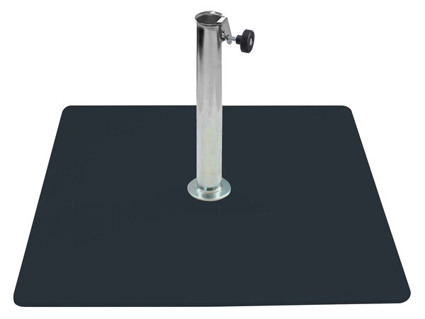 Base per Ombrellone da Giardino 20 Kg per Tubi Ø38mm in Metallo Grafite
