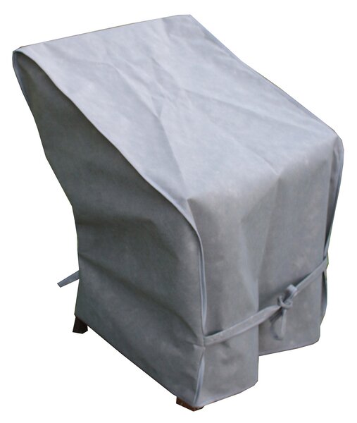 Custodia Fodera per Sedie da Giardino Impilabili 65x65x90/120 cm in Mytex Impermeabile Taupe