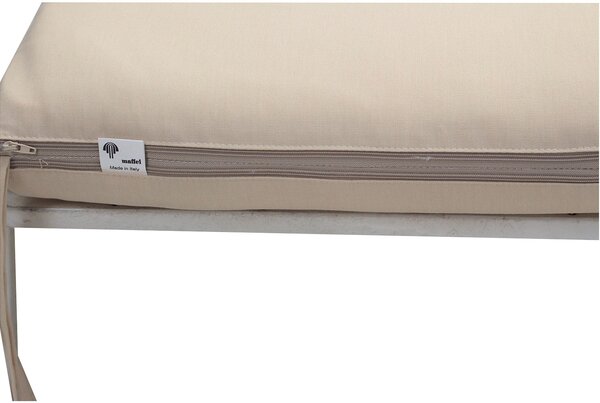 Cuscino per Lettino Prendisole da Giardino 190x57x5 cm in Dralon Allegro Ecru