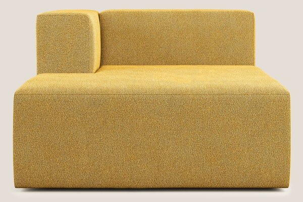 Nettuno modulo chaise longue in morbido tessuto bouclè T07 giallo