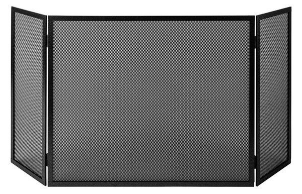 Parascintille per Camino in Ferro Verniciato 20+60+20 H50 Grigio Martellato