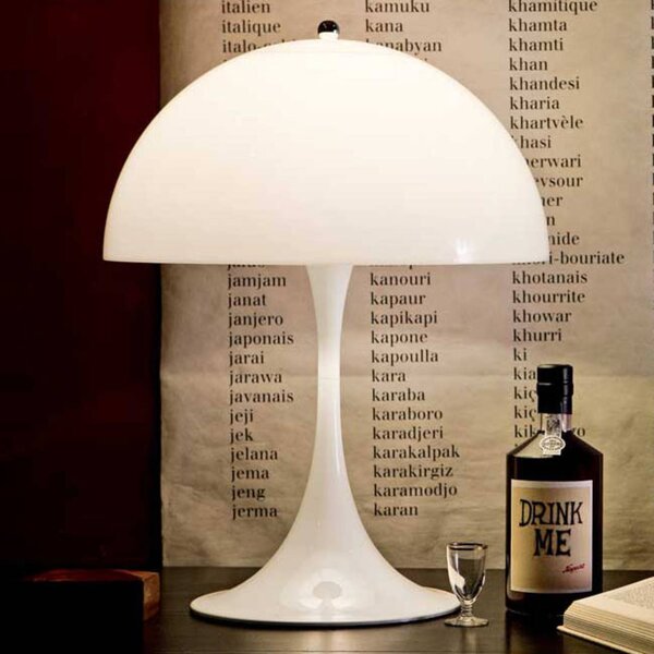 Louis Poulsen Lampada da tavolo Panthella, Bianco / Opale, Soggiorno / Sala da pranzo, Plastica, Design, Lampada da tavolo