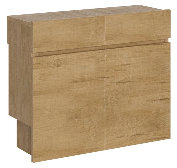 Panche Allungabili Inferiore e Superiore 72-300x26x60 cm Evolve Quercia Natura