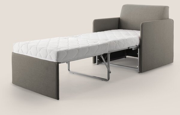 DAG Poltrona letto singolo salvaspazio in TESSUTO impermeabile T13 tor