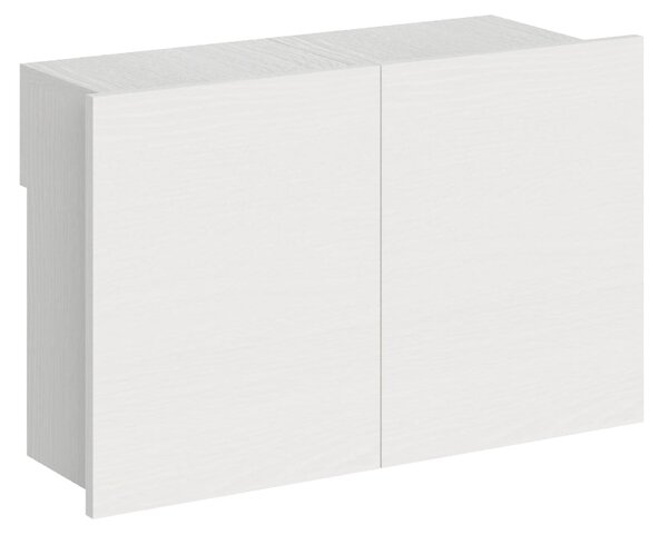 Panca Allungabile Inferiore 72-300x26x45 cm Evolve Bianco Frassino