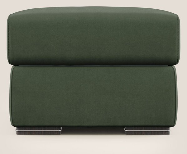 Sun pouf apribile contenitore in microfibra smacchiabile T11 verde