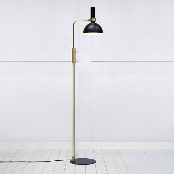 Markslöjd Lampada da terra Larry, dimmerabile, Nero, Soggiorno / Sala da pranzo, Metallo, Moderno, Lampada da terra