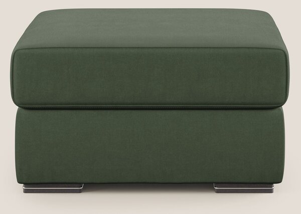 Sun pouf apribile contenitore in microfibra smacchiabile T11 verde