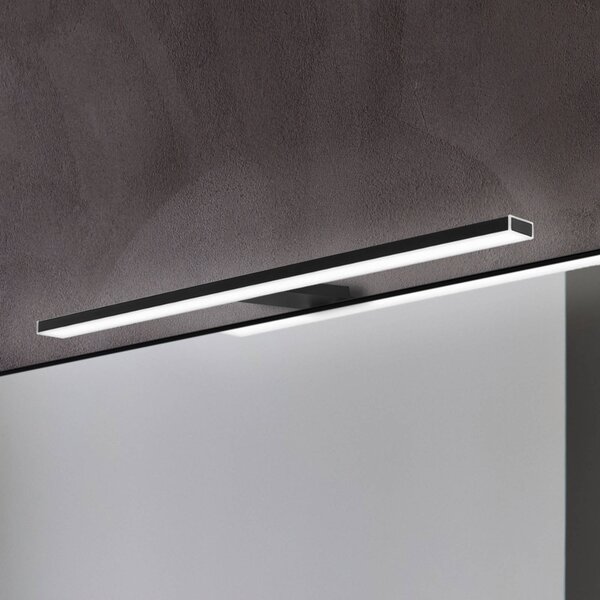 Ebir Applique da parete Pandora, Nero, Bagno, Plastica, Moderno, Applique