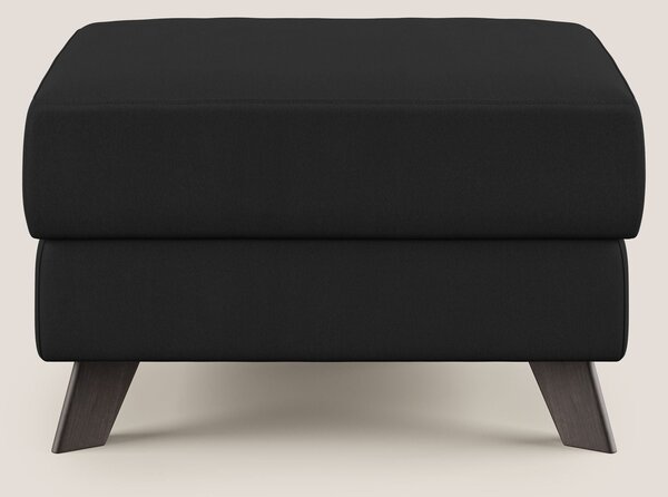 Moon Pouf contenitore e piedini alti in microfibra impermeabile T11 ne