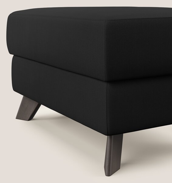 Moon Pouf contenitore e piedini alti in microfibra impermeabile T11 ne