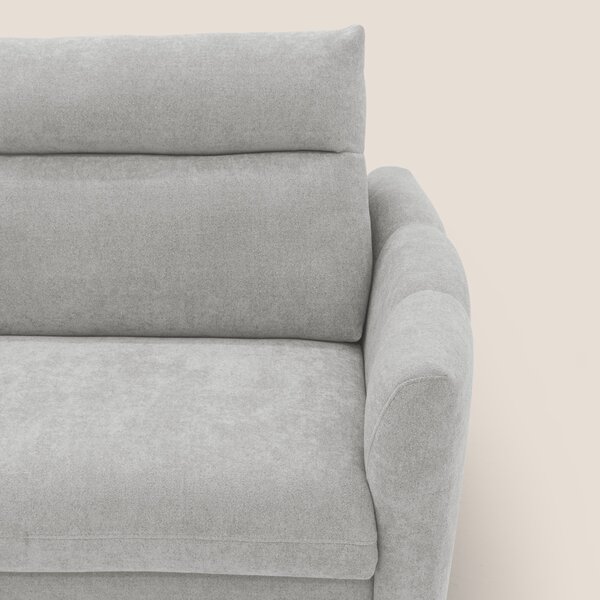 Peonia divano letto scandinavo con materasso H18 cm e morbido e alto s