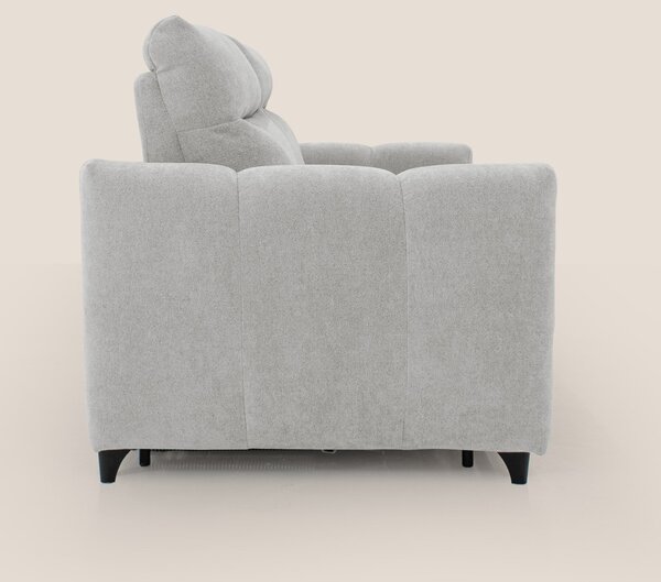 Peonia divano letto scandinavo con materasso H18 cm e morbido e alto s