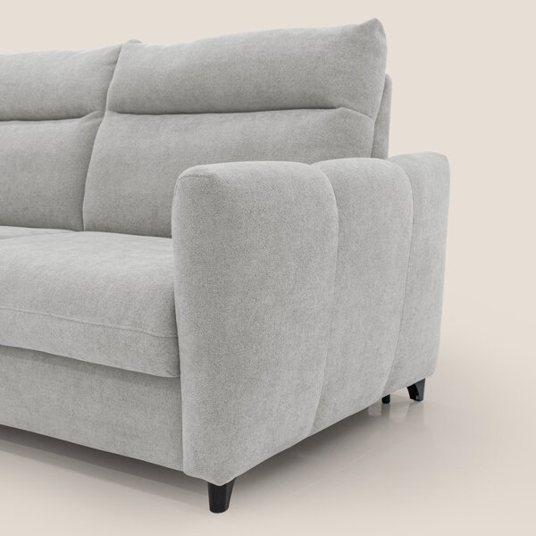Peonia divano letto scandinavo con materasso H18 cm e morbido e alto s