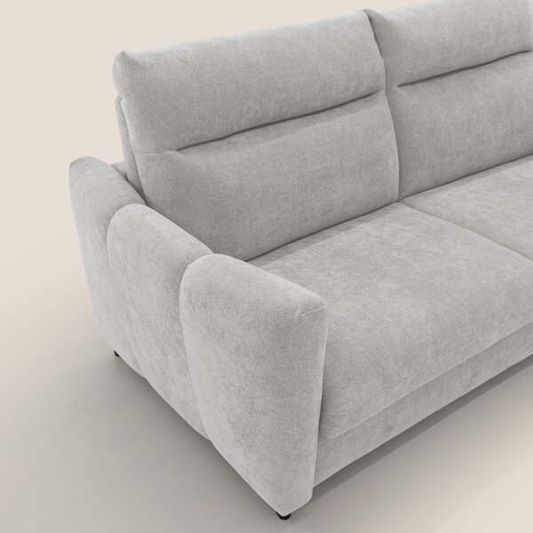 Peonia divano letto scandinavo con materasso H18 cm e morbido e alto s