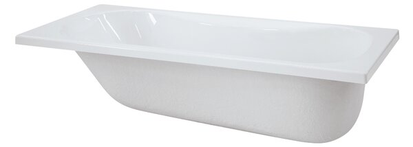 Vasca rettangolare Egeria bianco 75 x 170 cm