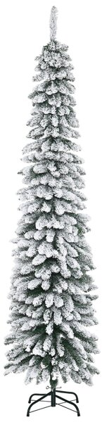 Albero di Natale Artificiale Innevato 210 cm 490 Rami a 3 Sezioni Verde