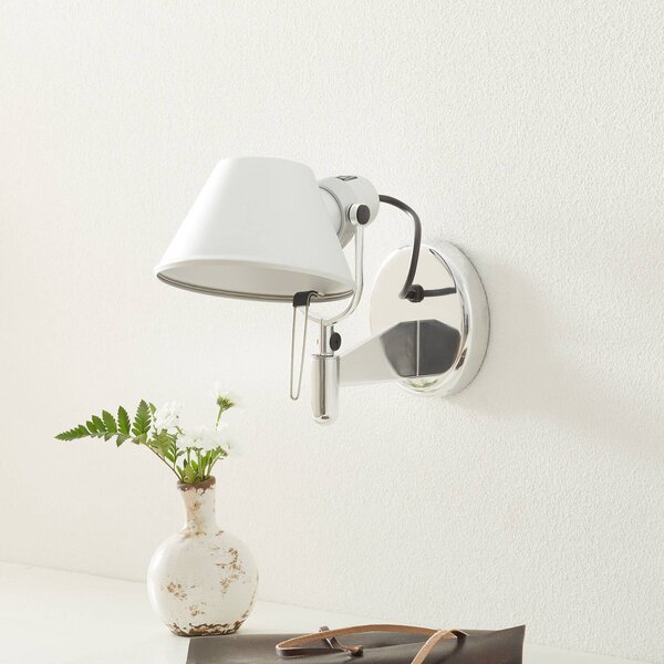 Artemide Applique da parete di design Tolomeo Faretto, Alluminio / Grigio / Zincato, Corridoio, Alluminio, Design, Applique