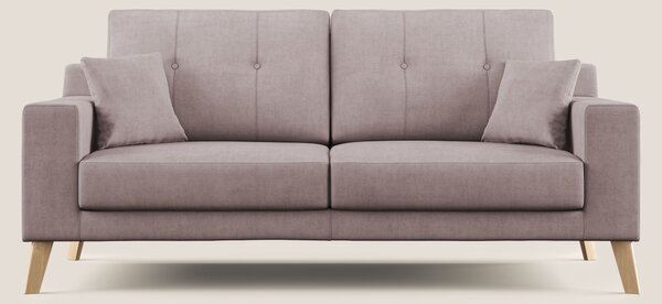 Danish divano moderno in tessuto morbido impermeabile T02 rosa