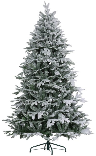 Albero di Natale Artificiale Innevato 180 cm 2531 Rami Alto e Stretto Verde