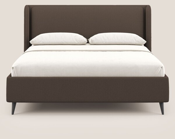 Nadine letto contenitore di design e comfort Italiano in tessuto imper