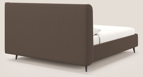 Nadine letto contenitore di design e comfort Italiano in tessuto imper