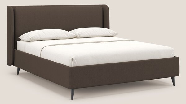 Nadine letto contenitore di design e comfort Italiano in tessuto imper
