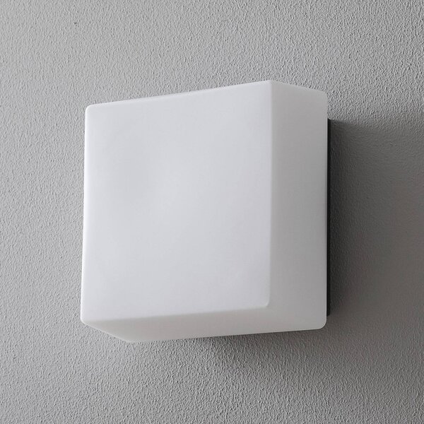 BEGA mattone luminoso 66658K3 applique LED 21x21cm Lichtbaustein 66658K3, dimmerabile, Bianco / Opale, Alluminio, Applique LED da esterni