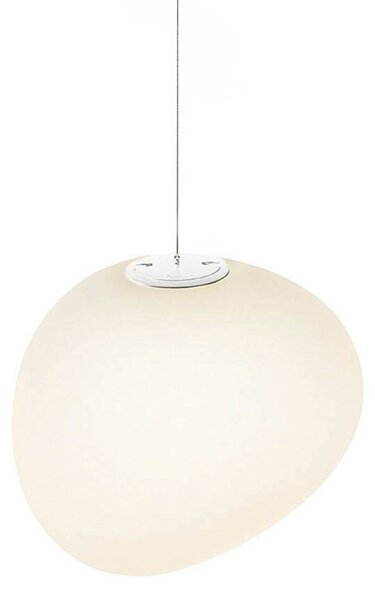 Foscarini Gregg MIDI sospensione, di vetro, bianco