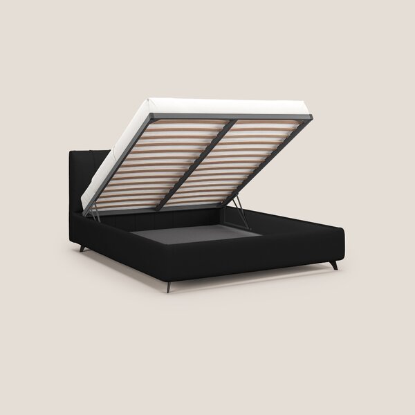 Bogart letto imbottito contenitore completamente sfoderabile in microf