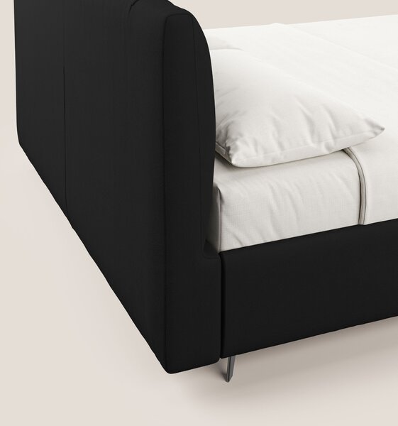 Bogart letto imbottito contenitore completamente sfoderabile in microf