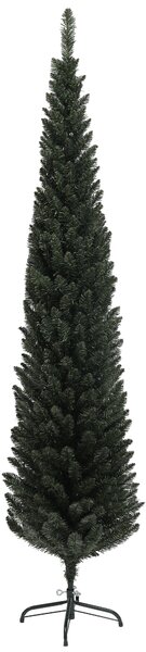 Albero di Natale Artificiale 195 cm 390 Rami Design Alto e Stretto Verde